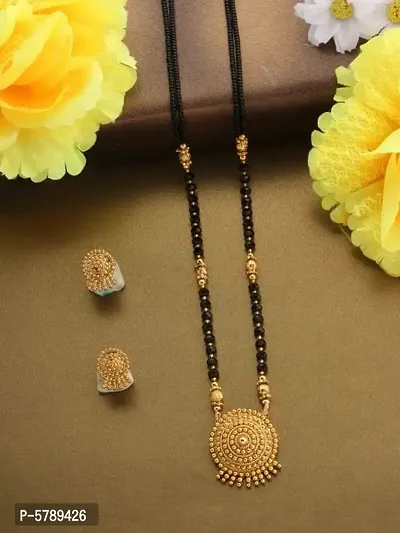 Designer Gold Plated Mangalsutra Set for Women