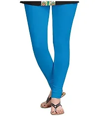 Women/Girl Churidar Leggings Pack of 10 Multicolour-thumb2