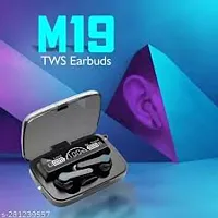 M19 Wireless Earbuds TWS 5.1 Large Screen Dual LED Digital Display Touch Bluetooth Headphones Mini Compact Portable Sports Waterproof Stereo In Ear Earphones-thumb2