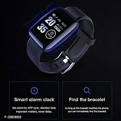 ID16 Smart Watch for Men Women, Bluetooth Smartwatch Touch Screen Bluetooth Smart Watches for Android iOS Phones Wrist Phone Watch-thumb0