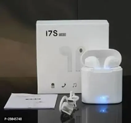 i7s TWS Truly wireless Bluetooth in ear Earbuds with mic  HEADPHONE bluetooth Headset ( in the ear )WHITE-thumb3