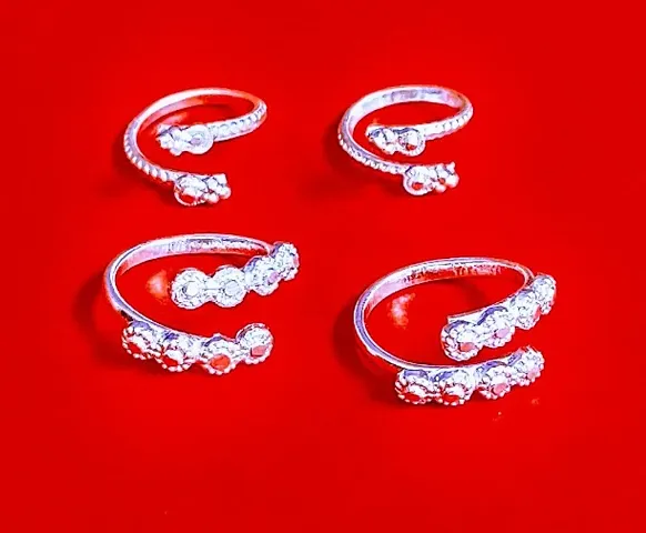 Combo Of 2 Pair Stylish Crystal Toerings