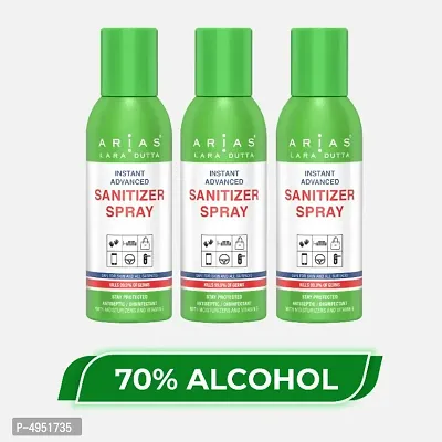 Arias by Lara Dutta Instant Sanitizer Spray 200 ml (Pack of 3)-thumb0