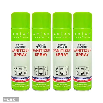 Arias Instant Sanitizer Spray 500 ml (Pack of 4)-thumb0