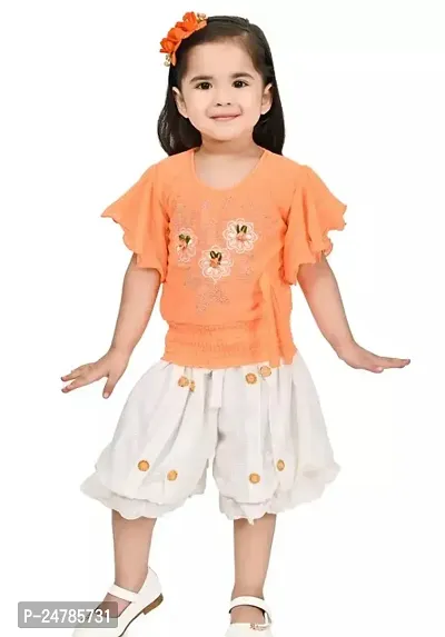 Fabulous Cotton Printed Frocks For Girls-thumb0