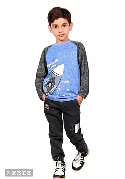 Stylish Boys Cotton Casual T-Shirt