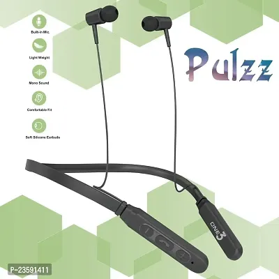 One 3 Pulzz Wireless Bluetooth Neckband in Ear with Mic, 18 hrs Continuous Playtime, Fully Charged in 1 hr with 150 mAh Battery Capacity - Bluetooth Headphone-thumb4