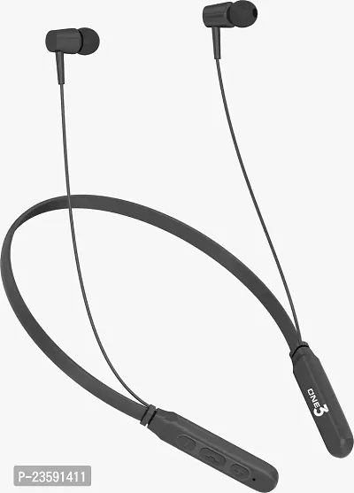 One 3 Pulzz Wireless Bluetooth Neckband in Ear with Mic, 18 hrs Continuous Playtime, Fully Charged in 1 hr with 150 mAh Battery Capacity - Bluetooth Headphone-thumb3