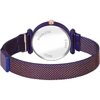 HD SALES Fashion I Love You Black Color Dial with Purple Maganet Strap for Girl Designer Fashion Wrist Analog Watch-thumb3