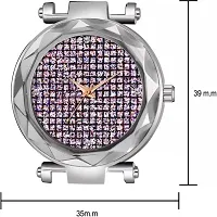 HD SALES Fashion Full diamouns Dial Silver Maganet Strap for Girl Designer Fashion Wrist Analog Watch-thumb3