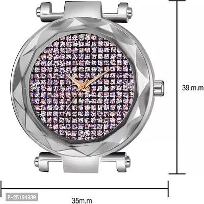 HD SALES Fashion Full diamouns Dial Silver Maganet Strap for Girl Designer Fashion Wrist Analog Watch-thumb4
