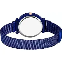 HD SALES White Star Dial Blue Megnet Belt Women Analog Watches-thumb3