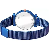 HD SALES Fashion Full diamouns Dial Blue Maganet Strap Watch for Girl-thumb2