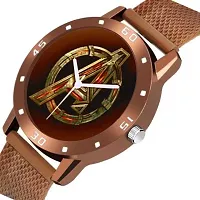 HD SALES APH-011 Avengers Sports Copper PU for Men and Boy's Analog Watch Dude King Style Avengers Analog Watch-thumb2