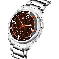 HD SALES Casual Analogue Multi Dial Men's Metal Watch- ST35-thumb1