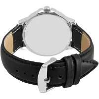 HD SALES Leather Black Dial Men Analog Watch-thumb1