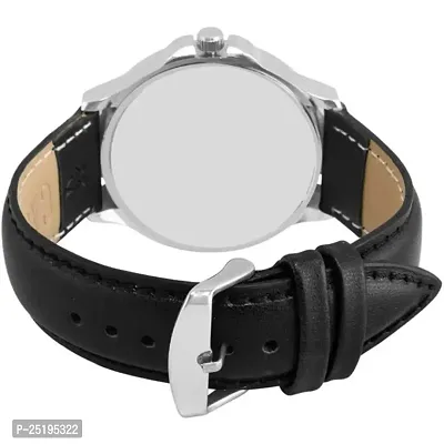 HD SALES Leather Black Dial Men Analog Watch-thumb2