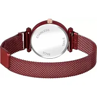 HD SALES RedLover Couple Dial Luxury Mesh Magnet Buckle Watches for Girls-thumb3