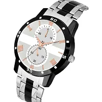 HD SALES Casual Analogue Silver Dial Men's Metal Watch (Pack of-3) ST51-thumb1