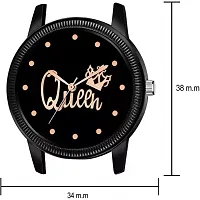 HD SALES Fashion Queen Black Dial Black Maganet Strap for Girl Designer Fashion Wrist Analog Watch-thumb2