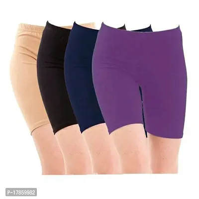 Fancy Cotton Shorts for Girls Pack of 4