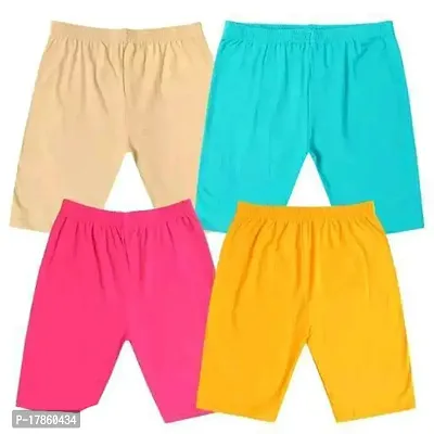 Fancy Cotton Shorts for Kids Pack of 4
