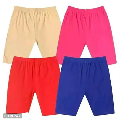 Fancy Cotton Shorts for Kids Pack of 4