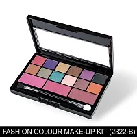 Fashion Colour Professional and Home 2 IN 1 Makeup Kit (FC2322B) With 24 Glamorous Eyeshadow and 3 Blusher (Shade 02)-thumb1