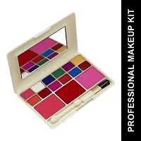 Fashion Colour Professional Makeup Kit,15 Pan Makeup Palette with Glamorous Eyeshadow Shades (Shade 02)-thumb1