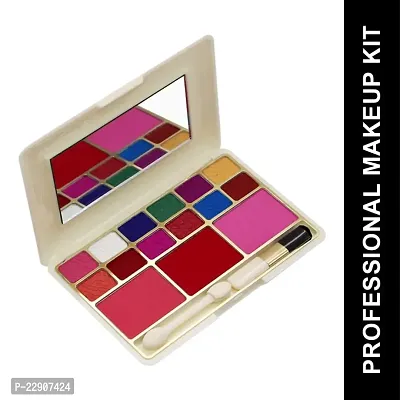 Fashion Colour Professional Makeup Kit,15 Pan Makeup Palette with Glamorous Eyeshadow Shades (Shade 02)-thumb2