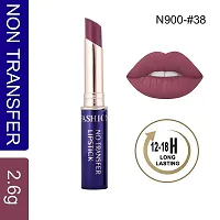 Fashion Colour Non-Transfer Matt Waterproof Lipstick (38 Puce)-thumb1