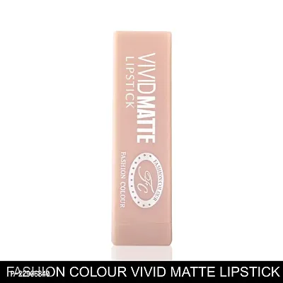 Fashion Colour Velvet Texture Vivid Matte Lipstick, Long Lasting, Smooth and Highly Pigmented Finish With The Smoothing Properties of a Primer (3.8g) (09 Vivid Violet)-thumb5