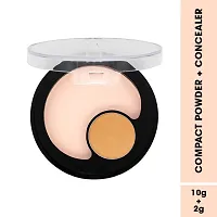 Fashion Colour 2 In 1 Compact Powder and Concealer II Perfect Match, Instant Flawless Perfector (10g+2g) (Shade 01)-thumb1