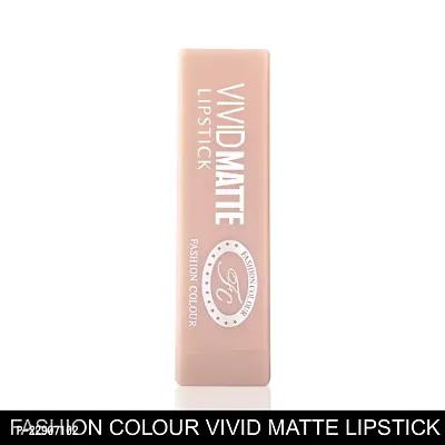 Fashion Colour Velvet Texture Vivid Matte Lipstick, Long Lasting, Smooth and Highly Pigmented Finish With The Smoothing Properties of a Primer (3.8g) (10 Fuchsia)-thumb5