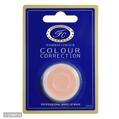 Fashion Colour Colour Correction Natural Makeup Base Concealer - for All Skin Tones, Dermatologically Approved Creamy  Long Lasting (2) Natural Finish