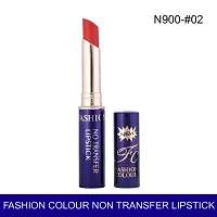 Fashion Colour Non-Transfer Matt Waterproof Lipstick (02 Orange)-thumb1