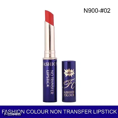 Fashion Colour Non-Transfer Matt Waterproof Lipstick (02 Orange)-thumb2