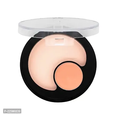 Fashion Colour 2 In 1 Compact Powder and Concealer II Perfect Match, Instant Flawless Perfector (10g+2g) (Shade 04)