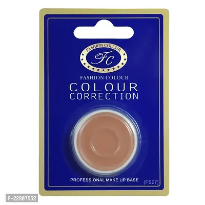 Fashion Colour Colour Correction Natural Makeup Base Concealer - for All Skin Tones, Dermatologically Approved Creamy  Long Lasting (FS27) Natural Finish