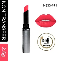 Fashion Colour Kiss Lip No Transfer Matte Lipstick (Shade 71 Soft Red)-thumb1