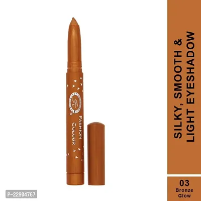 Fashion Colour German Eyeshadow II Silky, Smooth and Light Eyeshadow Pencil (03 Bronze Glow)-thumb2