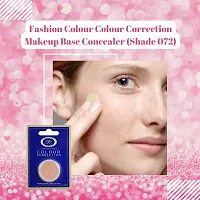 Fashion Colour Colour Correction Natural Makeup Base Concealer - for All Skin Tones, Dermatologically Approved Creamy  Long Lasting (072) Natural Finish-thumb2