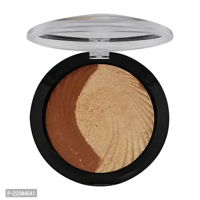 Fashion Colour Dual Face Powder and Blusher (Shade 03)