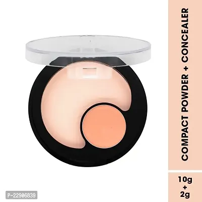 Fashion Colour 2 In 1 Compact Powder and Concealer II Perfect Match, Instant Flawless Perfector (10g+2g) (Shade 04)-thumb2