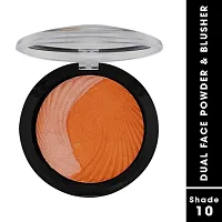 Fashion Colour Dual Face Powder and Blusher (Shade 10)-thumb1