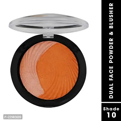 Fashion Colour Dual Face Powder and Blusher (Shade 10)-thumb2