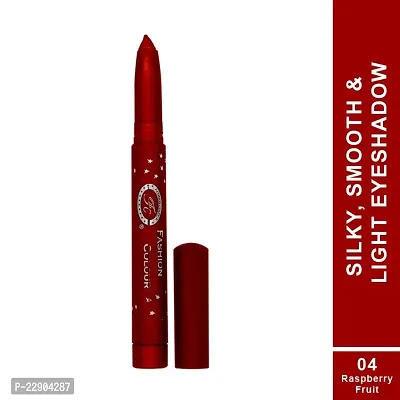 Fashion Colour German Eyeshadow II Silky, Smooth and Light Eyeshadow Pencil (04 Raspberry Fruit)-thumb2