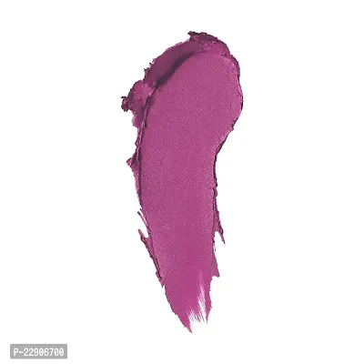 Fashion Colour Velvet Texture Vivid Matte Lipstick, Long Lasting, Smooth and Highly Pigmented Finish With The Smoothing Properties of a Primer (3.8g) (05 Dica Purple)-thumb3