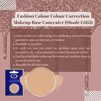 Fashion Colour Colour Correction Natural Makeup Base Concealer - for All Skin Tones, Dermatologically Approved Creamy  Long Lasting (G165) Natural Finish-thumb3