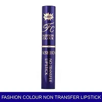 Fashion Colour Non-Transfer Matte Waterproof Lipstick (49 Red)-thumb4